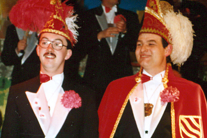 1994 Prinz Carsten I. Tappe mit Mundschenk Martin Klosterkamp