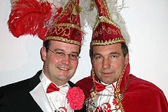 2005 - Prinz Rolf II. Kilwinski mit Mundschenk: Lars Uchtmann