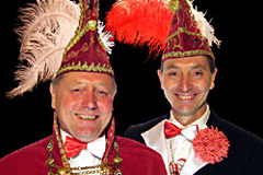 2008 - Prinz Hans-Jürgen I. Scheele mit Mundschenk Marcus Scheele
